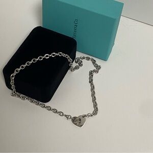 Tiffany & Co. Silver Heart Necklace